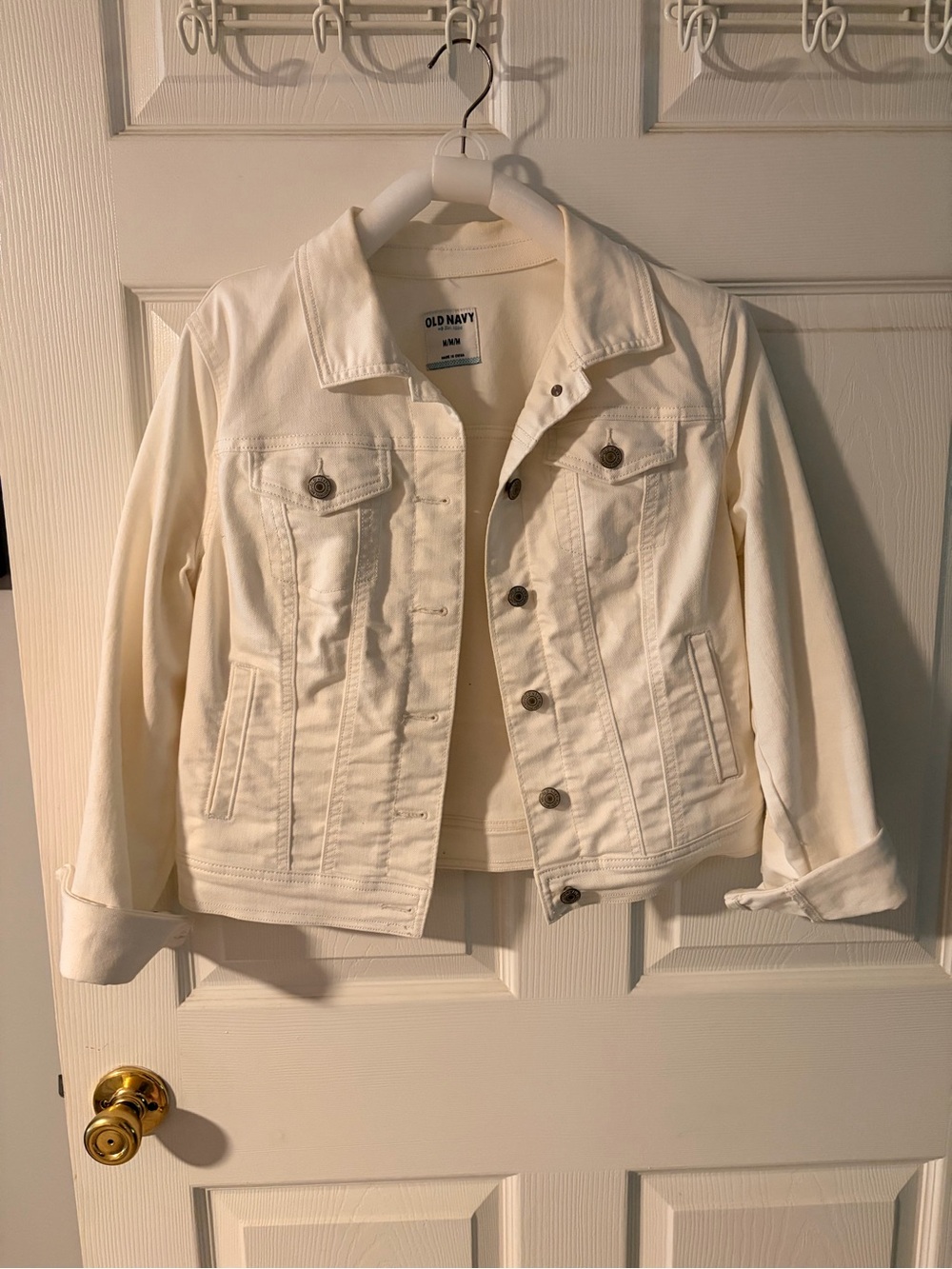 Old Navy Off-White Denim Jacket